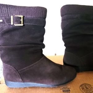 Cougar Vivid Mid Calf Suede Waterproof Boot Black 8 With Original Box